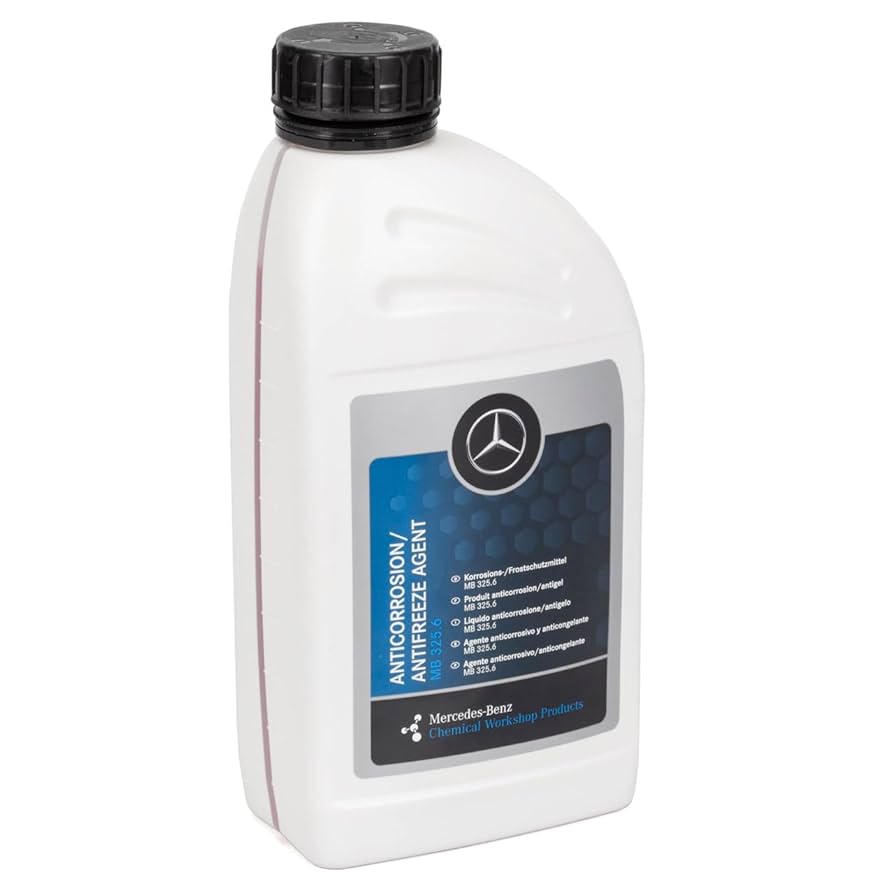 メルセデスベンツ純正　クーラント　赤色　1L 5本セット　冷却水　LLC Mercedes-Benz ベンツ 冷却水 ラジエーター液 クーラント 赤